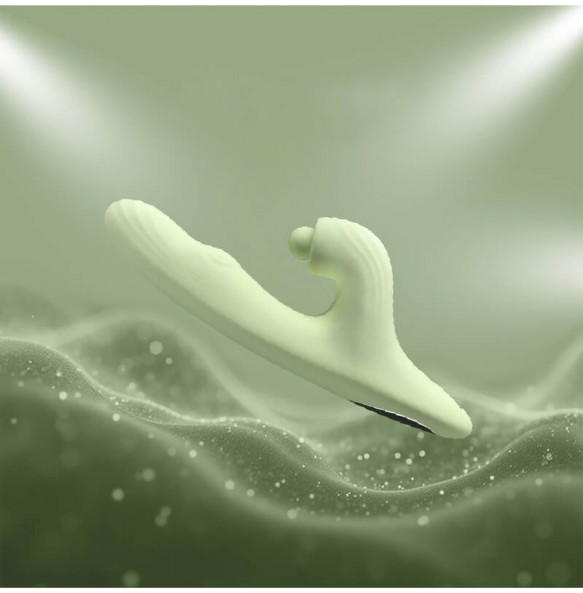 QUER - NASHA Heating Licking AV Wand Vibrator (Chargeable - Green)